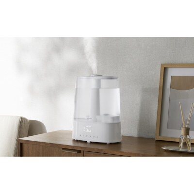 上給水超音波ハイブリッド加湿器 AHM-HUT55A-W 白 アイリスオーヤマ[53753245]