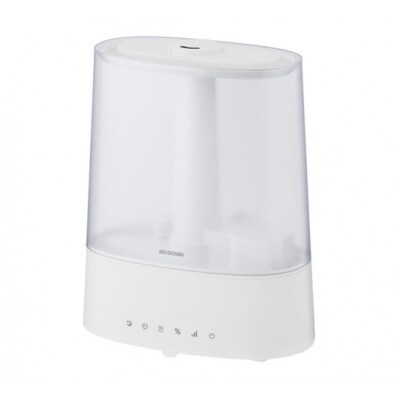 上給水超音波ハイブリッド加湿器 AHM-HUT55A-W 白 アイリスオーヤマ[53753245]