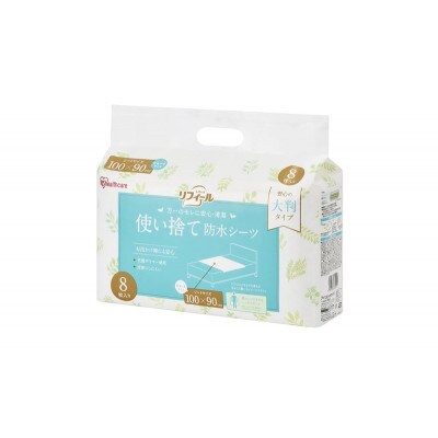 [8枚入り×8袋]使い捨て防水シーツ大判サイズ TS-S アイリスオーヤマ[53753882]