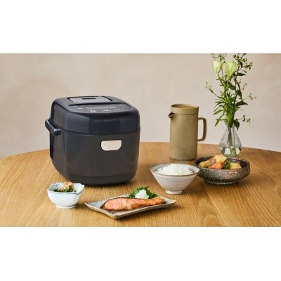 IHジャー炊飯器 3合 RC-IKB30-B ブラックアイリスオーヤマ[53753544]