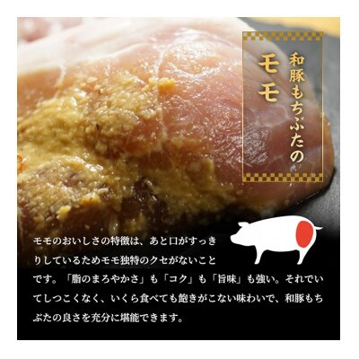 もちぶた モモ 各120g×5枚 味噌漬け 塩麹漬け[53750038]