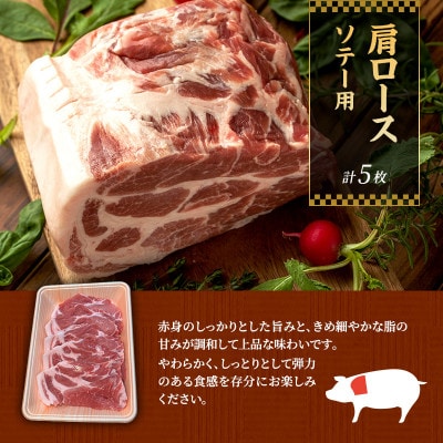 もちぶた 肩ロース 2種 各500g 詰め合わせ セット[53751175]