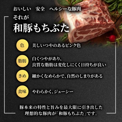 しゃぶしゃぶ用 豚バラ 和豚 もちぶた 300g×8[53753503]