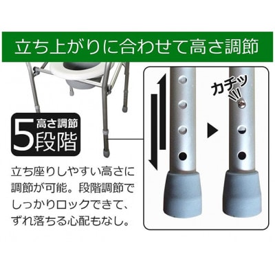 ポータブルトイレ SunRuck SR-SCC002A[53753538]