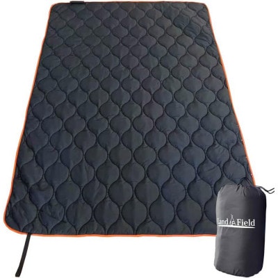 Land Field アウトドアブランケット LF-OB014-BK[53753849]