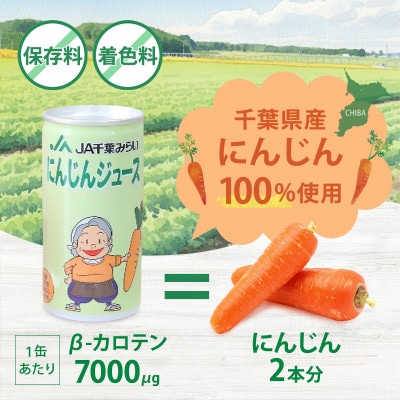 にんじんジュース　190g×30缶入(1箱)[53680605]