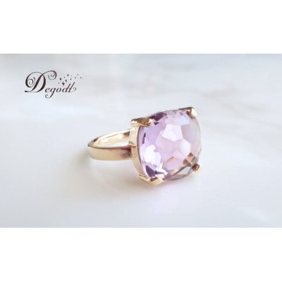 CANDY RINGアメジスト　天然石リング【15号】[53687436]