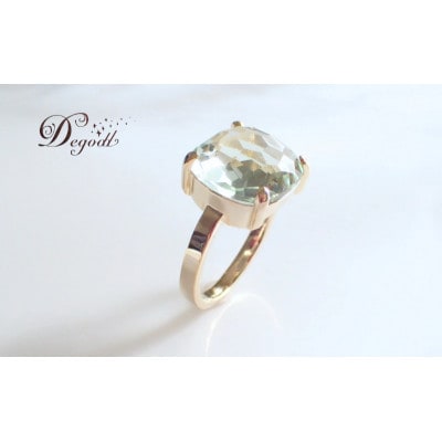 Degodd 　CANDY RINGグリーンアメジスト　天然石リング【13号】[53687438]