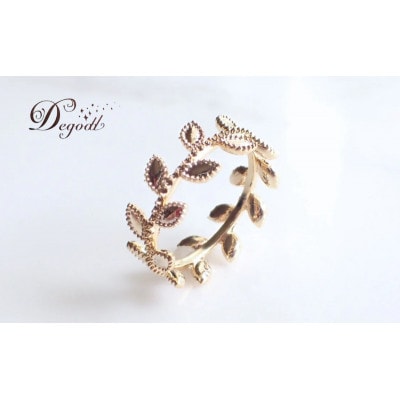 Degodd  リーフデザインリング 15号 [53687656]