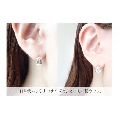 Degodd デゴッド　ホワイトトパーズ　ドロップピアス[53681374]