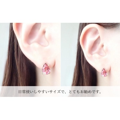 Degodd デゴッド　ピンクトパーズ　ドロップピアス[53681373]