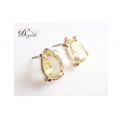 Degodd デゴッド　レモンクオーツ　ドロップピアス [53681393]