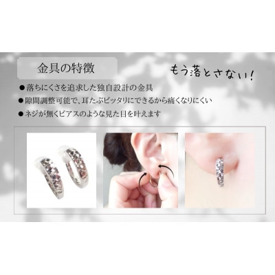 Degodd デゴッド　落ちないイヤリング　テクスチャー　SV[53681399]
