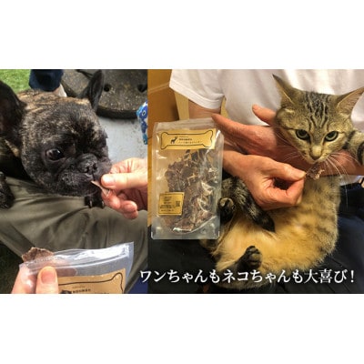 千葉県で獲れたペット用猪ジャーキー(7個セット)計350g[53680348]