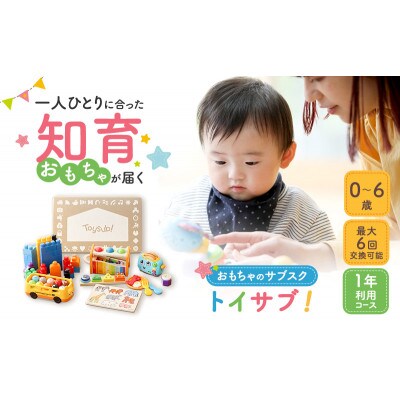 おもちゃのサブスク「トイサブ!」(1年利用コース)[53681113]
