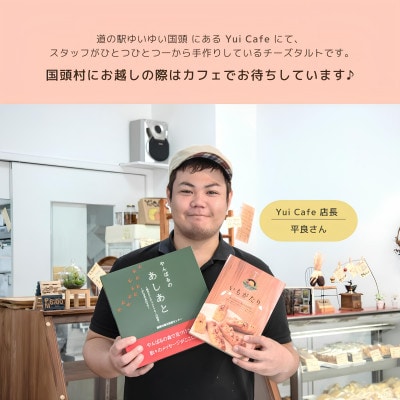【国頭村産茶葉使用】日本一早い新茶「おくみどり茶」が香るチーズタルト 18個入(9個入×2箱)