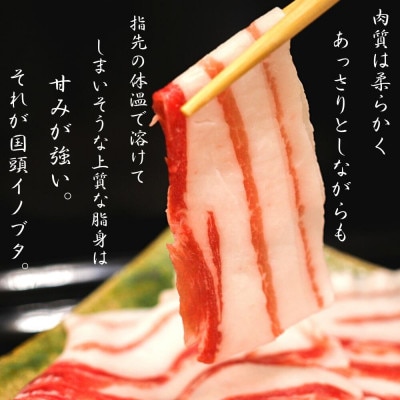 国頭イノブタ バラ(スライス) 1kg