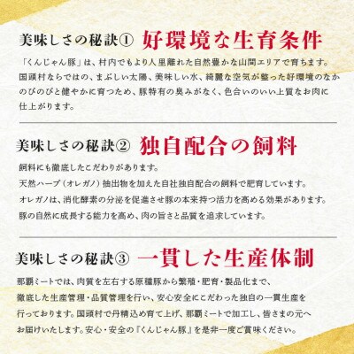 【ふるさと納税限定】くんじゃん豚 しゃぶしゃぶセット3.2kg(バラ・ロース)
