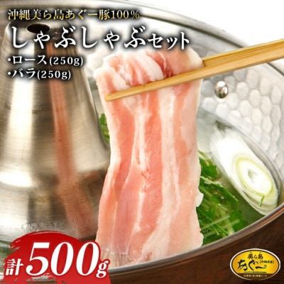 美ら島あぐー ロース250g バラ250g しゃぶしゃぶセット計500g