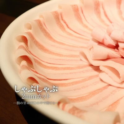 【ふるさと納税限定】くんじゃん豚 食べ比べセット 焼肉・しゃぶしゃぶ 計1.6kg