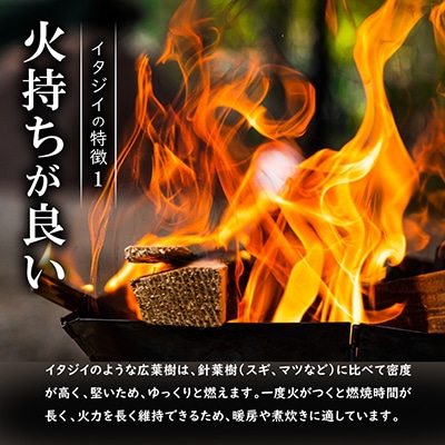 広葉樹 国頭産イタジイの薪 約5kg(1束8枚)
