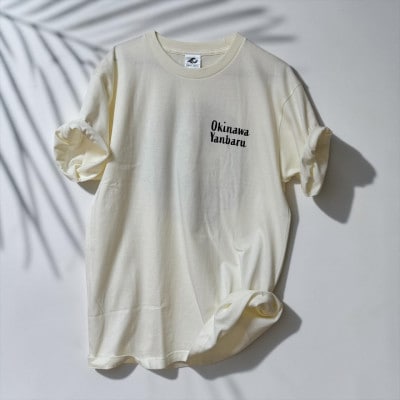 やんばるの自然を纏う オリジナルデザインTシャツ(アイボリーホワイト/Mサイズ)