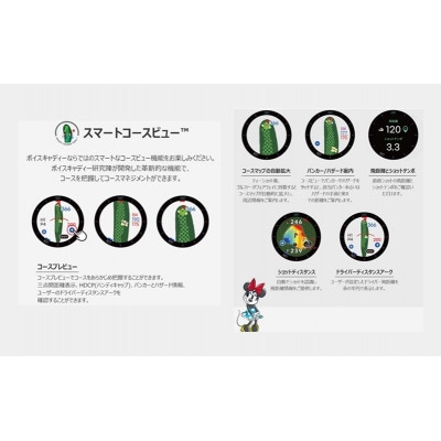 ボイスキャディ T9 ミニーマウス エディション ゴルフウォッチ GPS距離計[53720527]