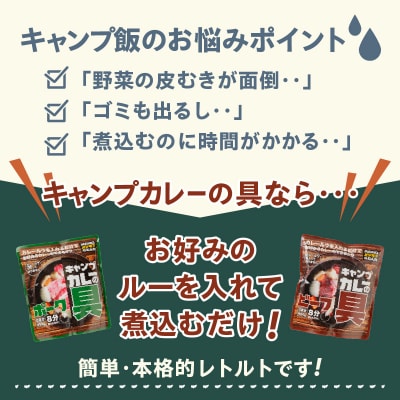 キャンプカレーの具 バラエティーセット(a10-917)