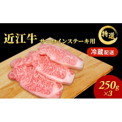 近江牛特選サーロインステーキ約250g×3枚[53820058]
