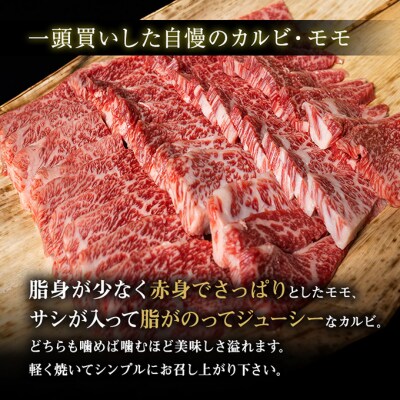 近江牛 焼肉 カルビ モモ 700g A5 [53820174]