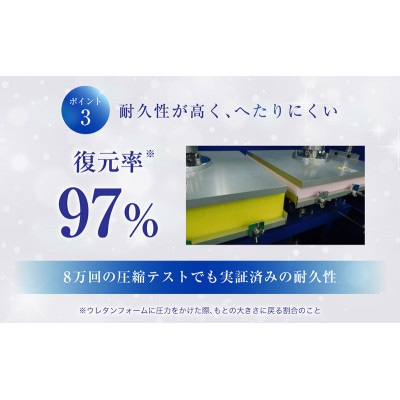 アキレス 体圧分散高反発マットレス セミダブル カーキ 厚さ8cm硬め 三つ折り[53820561]