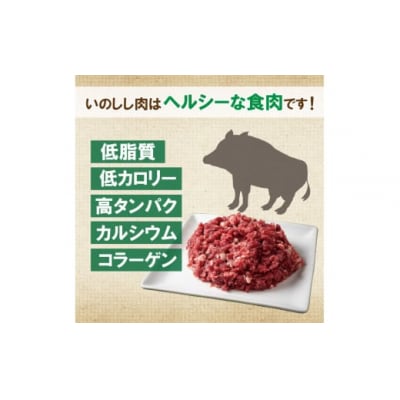 愛南ジビエ 猪ミンチ肉 800g(200g×4パック)
