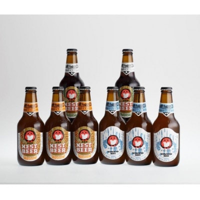 【毎月定期便】常陸野ネストビール定番飲み比べ8本セット全12回