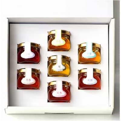 季節で移ろう田舎はちみつ7種ぷちギフトセット【結蜜Musubi-S7】【茨城県共通返礼品/五霞町】