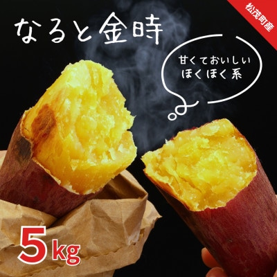 《5kg》さつまいも(なると金時)徳島松茂町産　M、Lサイズミックス18～28本程度
