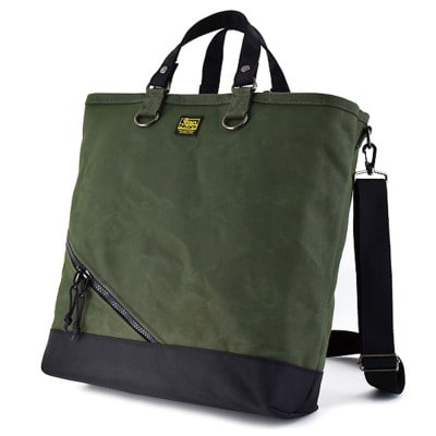 VanNuys いいとこ取りのオールインワン FreeFreeTote(グリーン×ブラック)
