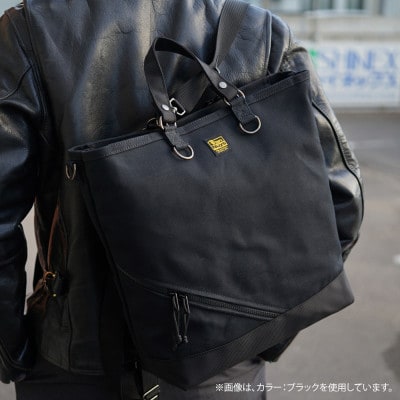 VanNuys いいとこ取りのオールインワン FreeFreeTote(グリーン×ブラック)