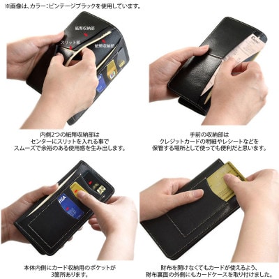 VanNuys 薄型で最強にコンパクトな長財布(ビンテージキャメル)
