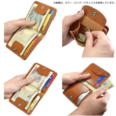VanNuys 胸ポケットに入る オールインワンランチ財布(ビンテージブラック)