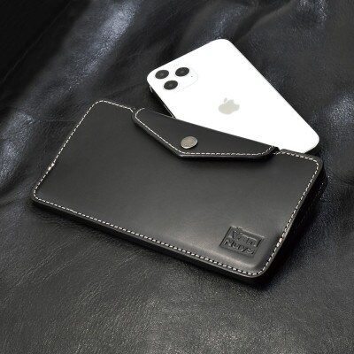 VanNuys キャッシュレス時代の紙幣を折らない薄型財布 Ver.3(ブラック)