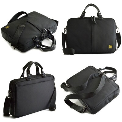 VanNuys 薄型スリムなラウンド型ブリーフケース-A/3WAY