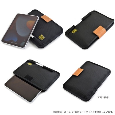 VanNuys iPad mini6 用 薄型キャリングケース/Pencilホルダー付き(ブラック)