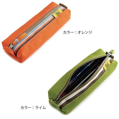 VanNuys ファスナーペンケース/ボックスタイプ(8号帆布製:なでしこ)
