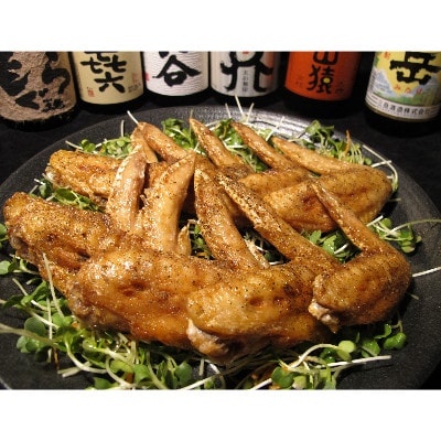 藍住役場通りの阿波尾鶏手羽先30本と骨付き鶏3本セット