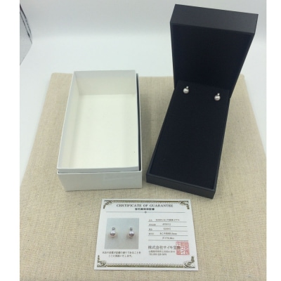 APE4712　K18PG あこや真珠　ピアス