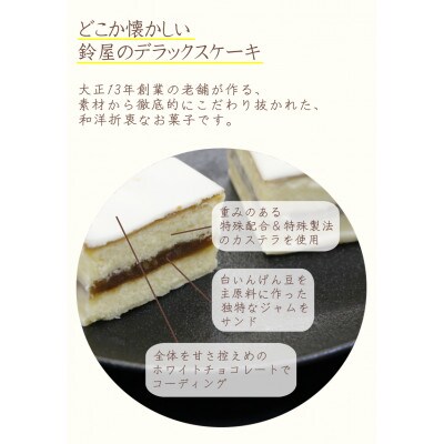鈴屋のデラックスケーキ 20個入り【szy005-1】