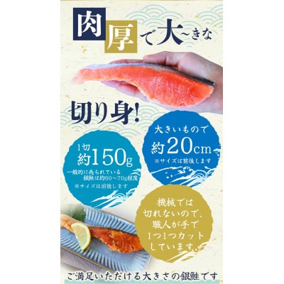 銀鮭 切り身 2kg 【mts009-1】