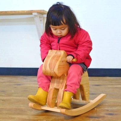紀州ヒノキの木馬 【プレミア和歌山認定品】【gwo019-1】
