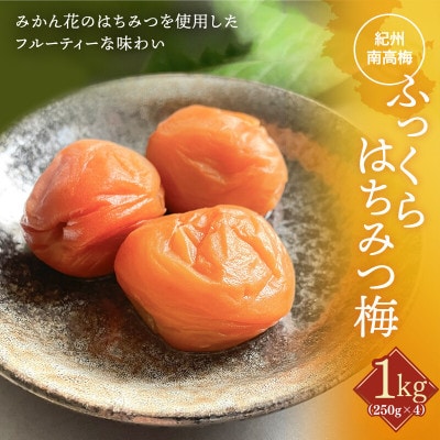ふっくらはちみつ梅(約250g×4個)【kfo003-1】
