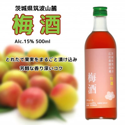 広沢農園　梅酒　15%　500ml